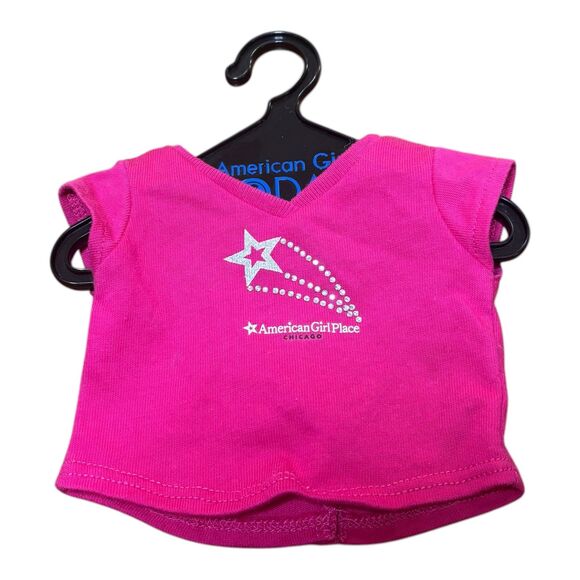 American Girl Place Chicago Pink Doll T-Shirt - Picture 1 of 4